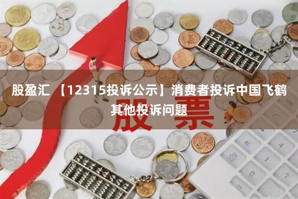 股盈汇 【12315投诉公示】消费者投诉中国飞鹤其他投诉问题
